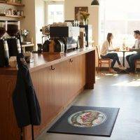 Antifatigue foam mats – in use- coffee-shop