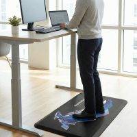 Smooth Anti-Fatigue Logo Mat- on standing desk Smooth Anti-Fatigue Logo Mat- on standing desk