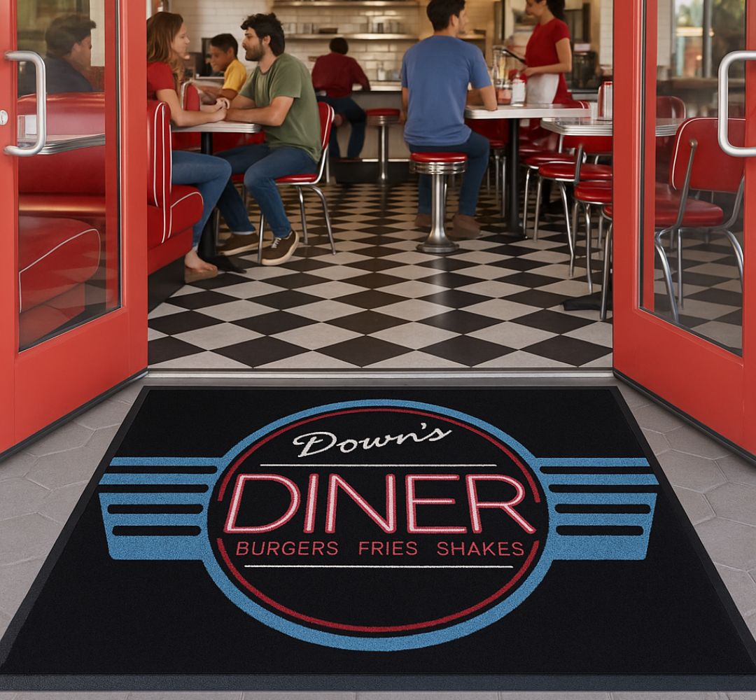 Traditional Classic logo mats – in use Traditional Classic logo mats – in use