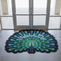 custom-shape-logo-mats-in-use