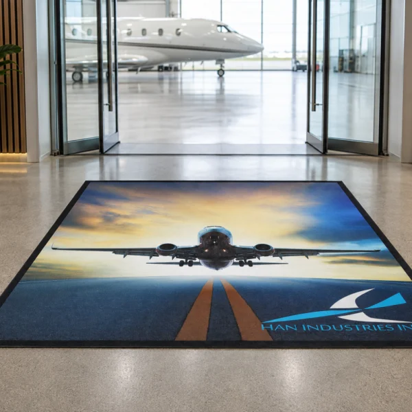 Floor Poster Rubber Logo Mats