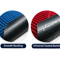 smooth and gripper backing