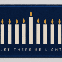 Midnight Blue Hanukkah Light