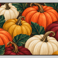 Sculptural Pumpkin Autumn