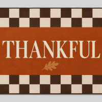 Thankful Thanksgiving checkerboard