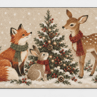 Woodland Friends Holiday Entrance